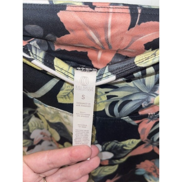 Women Ladies Floral Leggings Size Small - Picture 2 of 3